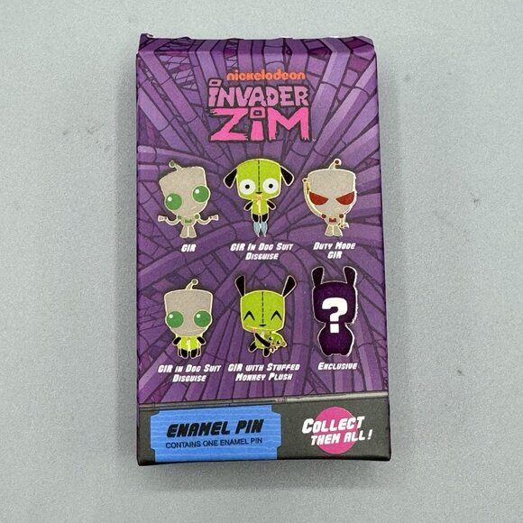 Invader Zim FULL SET OF 6 CHASE Blind Box Pin Hot Topic Exclusive New Open Box - Picture 15 of 15